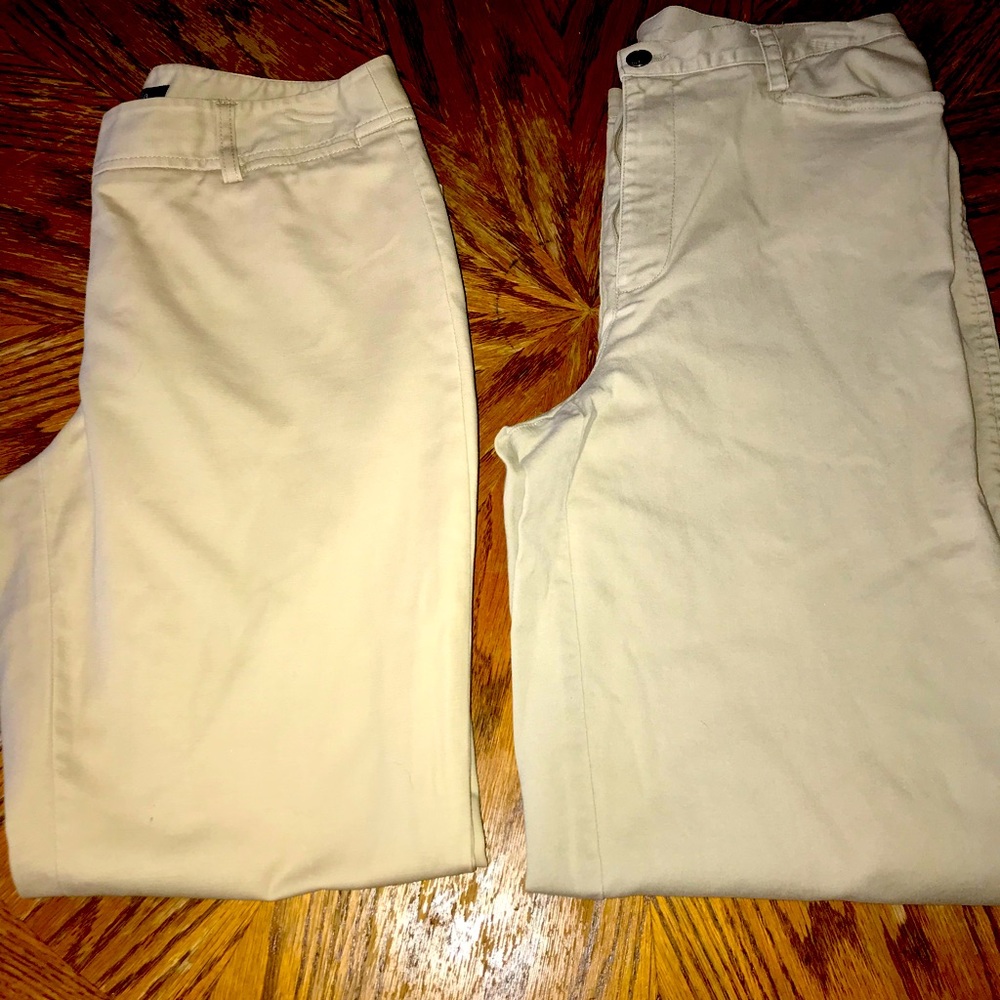 Bundle Khaki Rafealla size 6 -2 pair